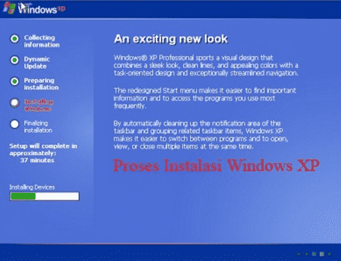 Cara Install Ulang Windows XP