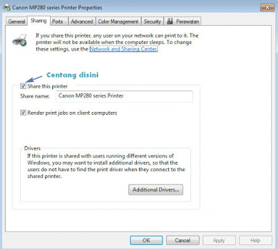Cara Sharing Printer Dengan Cepat di Windows XP 7,8 & 10 lewat LAN/Wifi